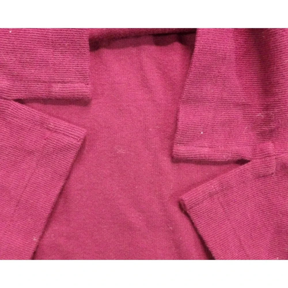 Polo Ralph Lauren Estate Rib Quarter Zip Men L Burgundy Cotton Flesh Pony Golf